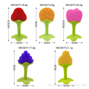 Silicone Flower Bentuk Bayi Tumbuh Toy Molar Lembut